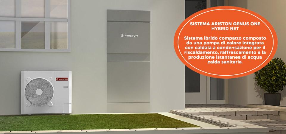 Sistema ibrido compatto caldaia a condensazione Genus ONE